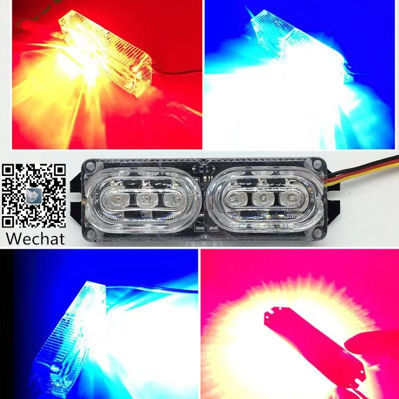 Motorcycle LED flashing taillights, red and blue flashing brake lights, ultra-bright led warning lights, and lane lights