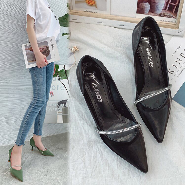 秋款新款女鞋高跟鞋产品图