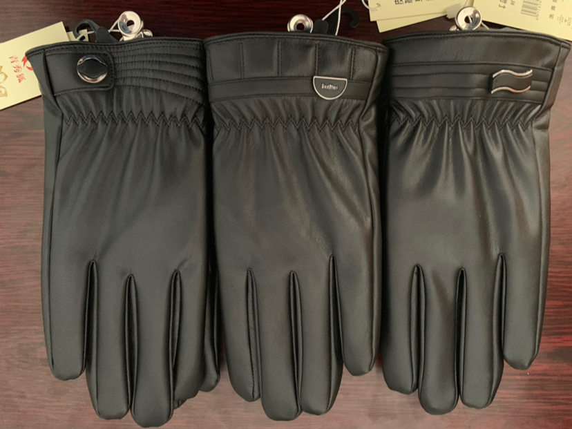 Imitation leather touch-screen gloves for men and women