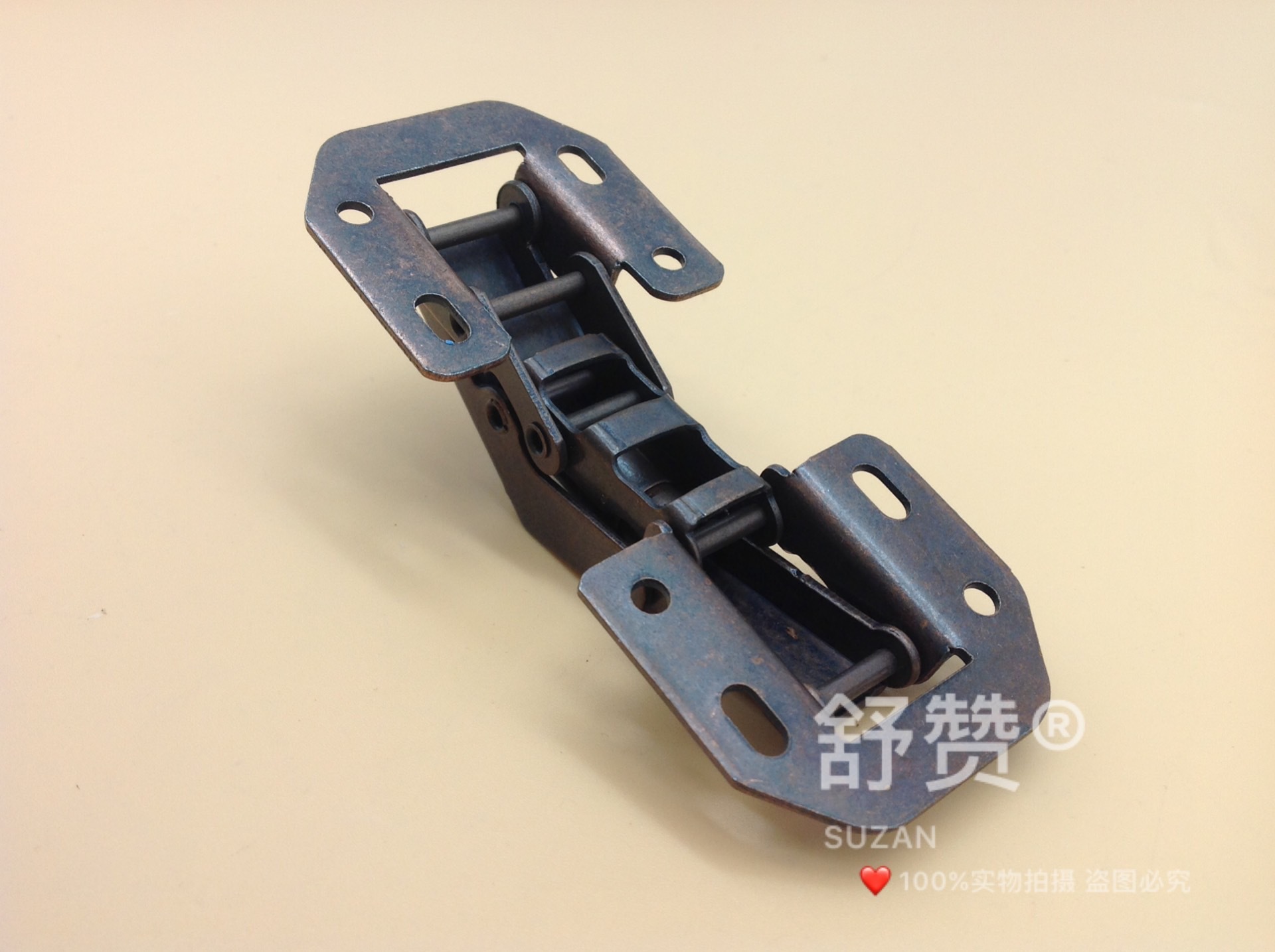 Furniture cabinet door switch hinge frog hinge brown foreign trade flat hinge