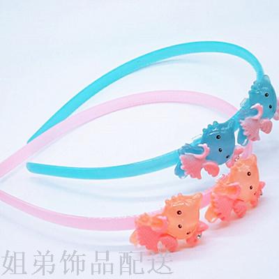 2 yuan store fashion Korean children's headband cartoon pattern animal series head buckle full figure