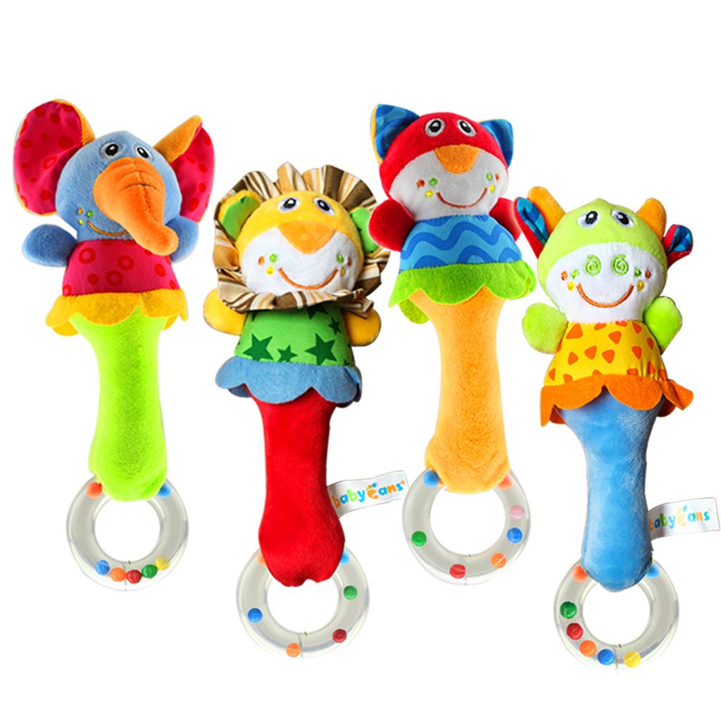 Babyfans Educational Stuffed Toy With Hand-Held Paper Rattle For Comfort details Picture
