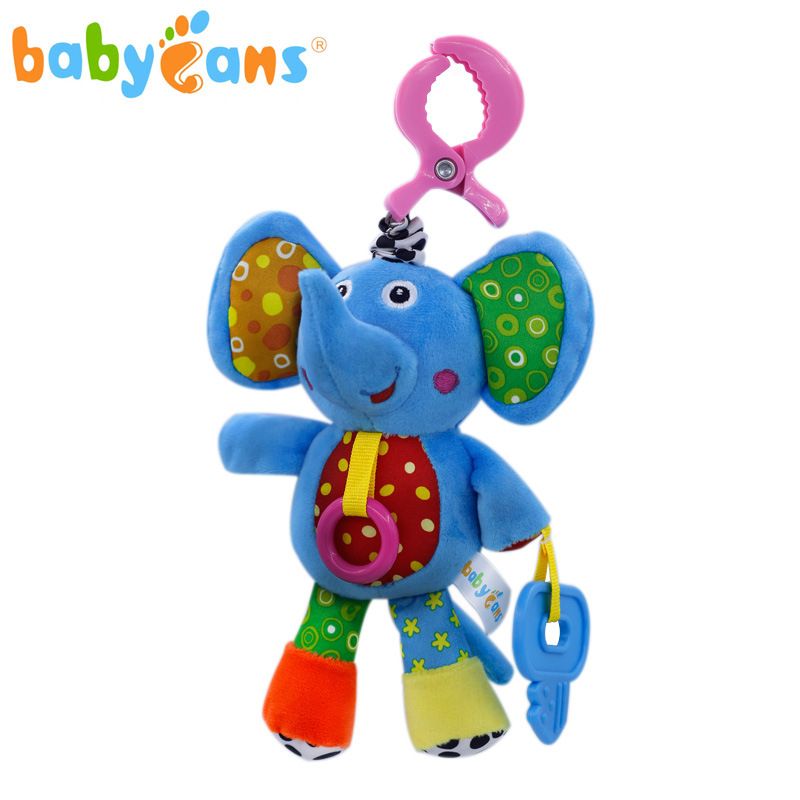 Babyfans Puzzle Plush Toy Three-Dimensional Animal Pull Vibrating Music Soothing Toy Application Scenario