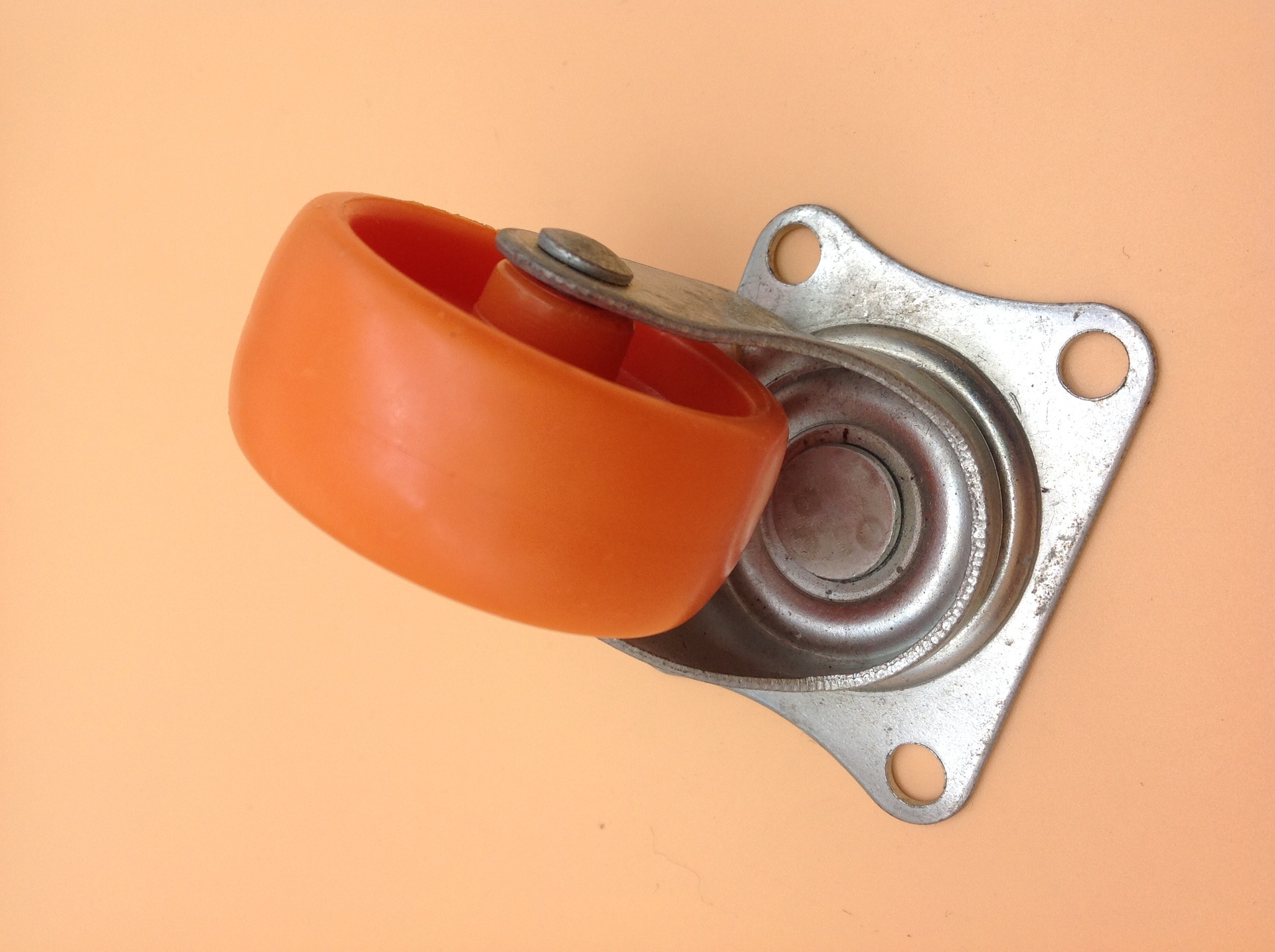 Shuzan orange PP wheels, high-quality sliding window casters and pulleys, special universal movable wheels for supermarket trolleys