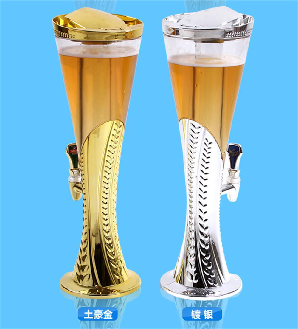 Wheat ear style beer cannon, luminous wine ware, wine tower, wine column, bar, KTV, red wine and beverage dispenser Application Scenario