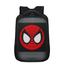 Third generation LED display advertising marketing backpack light emitting multifunctional computer backpack