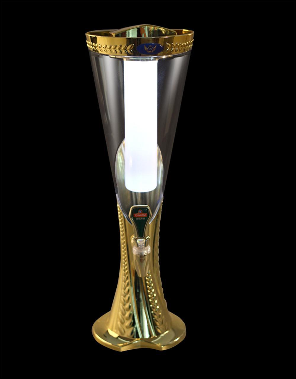 Wheat ear style beer cannon, luminous wine ware, wine tower, wine column, bar, KTV, red wine and beverage dispenser details Picture