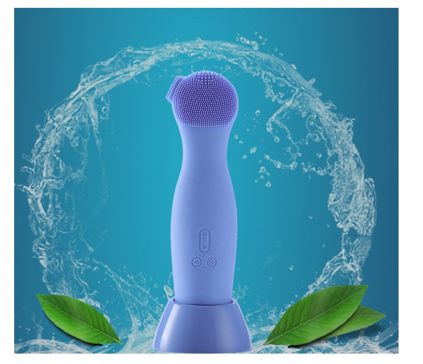 Nuevo dispositivo eléctrico blackhead face beauty instrument limpiador facial de silicona limpiador facial cepillo limpiador facial limpiador de poros Specification image