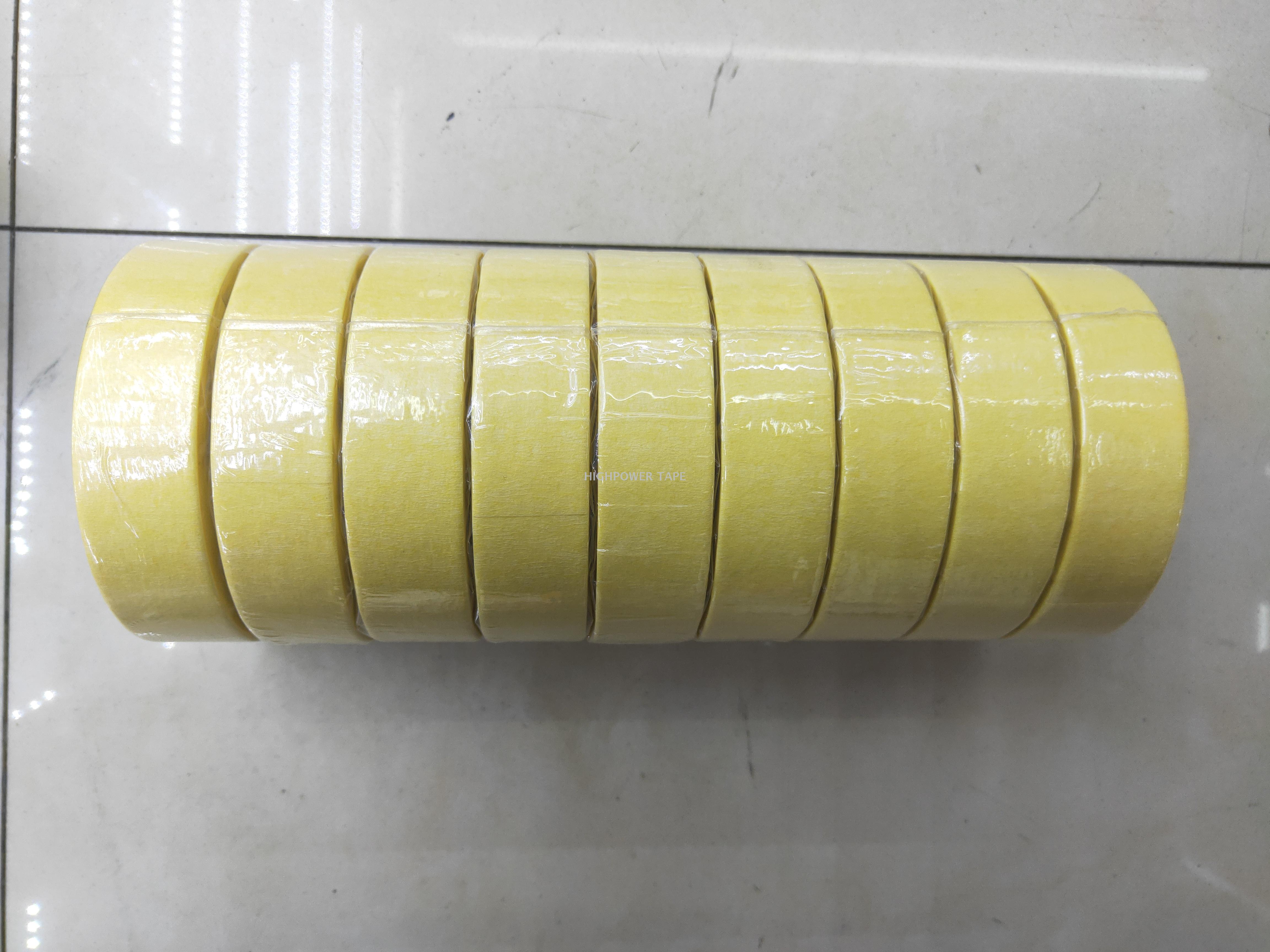 masking tape 美纹纸胶带 纸胶带油漆胶带 高温胶带 汽车喷漆胶带详情1