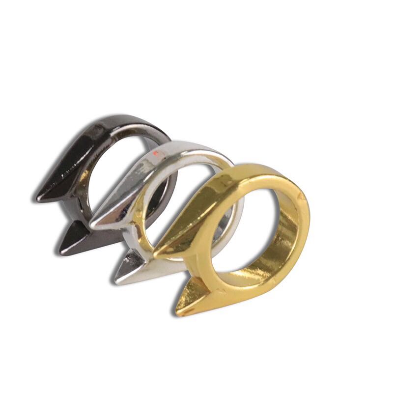 EDC多功能戒指 防身器 猫戒 指环 指扣 户外挂件