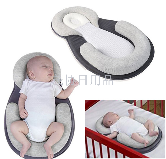 Postpartum care center baby correction and anti-head deviation baby pillow, side sleeping pillow, anti-milk overflow positioning pillow, shaping pillow