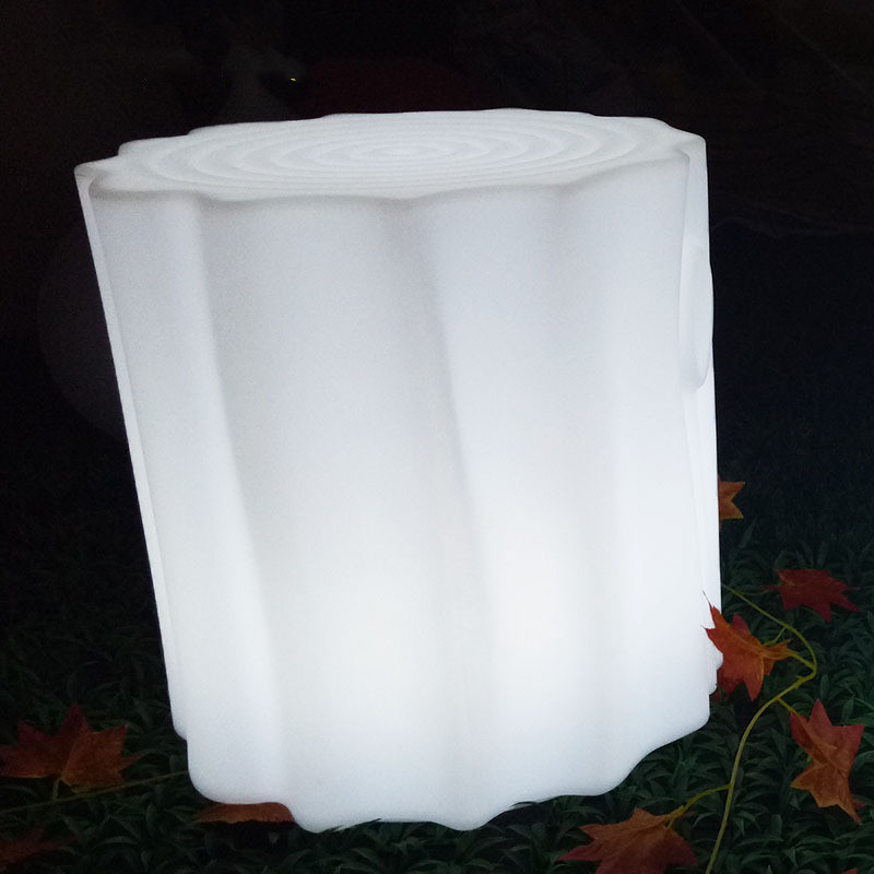 酒吧装饰发光花盆 led园林花盆 户外庭院塑料防腐花盆容器产品图