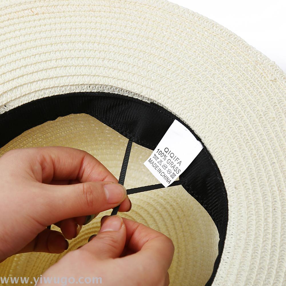 Lafite grass hats, hiking, outdoor fishing, leisure sun hats, beach sun hats details Picture