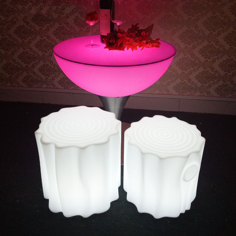 酒吧装饰发光花盆 led园林花盆 户外庭院塑料防腐花盆容器