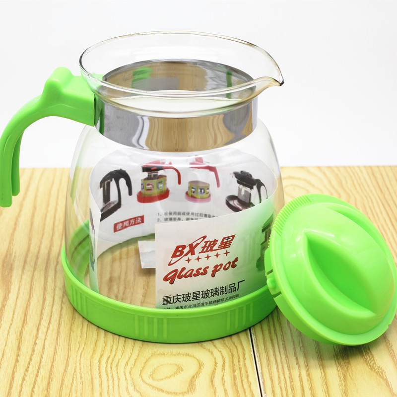 Teapot, cold water bottle, cooling water bottle, glass, colored water bottle, home, office, KTV, transparent water bottle Item Picture