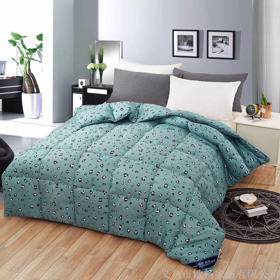 Yiwu Good Goods New Arctic Warm Velvet Fabric Feather Silk Cotton Filling Thick Warm Winter Quilt Series Application Scenario