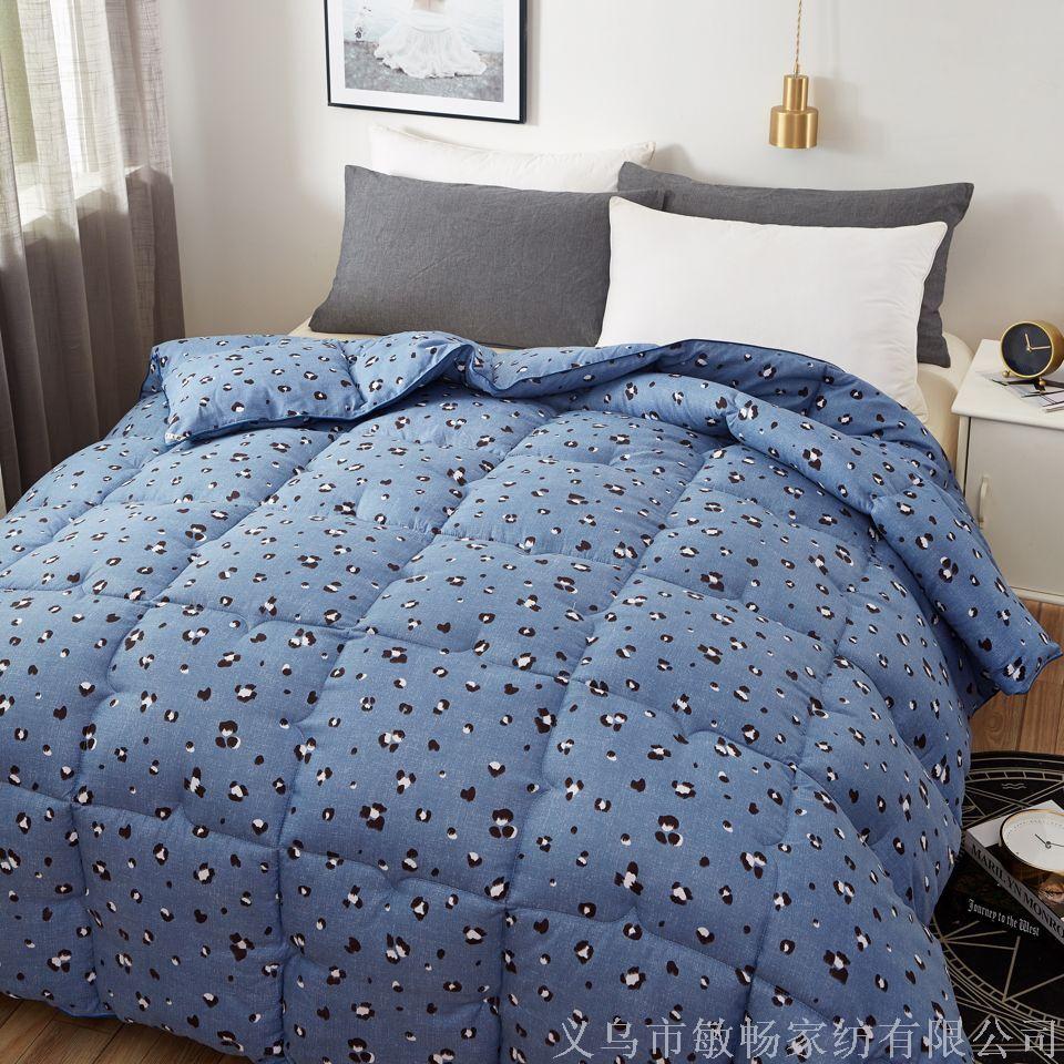 Yiwu Good Goods New Arctic Warm Velvet Fabric Feather Silk Cotton Filling Thick Warm Winter Quilt Series details Picture
