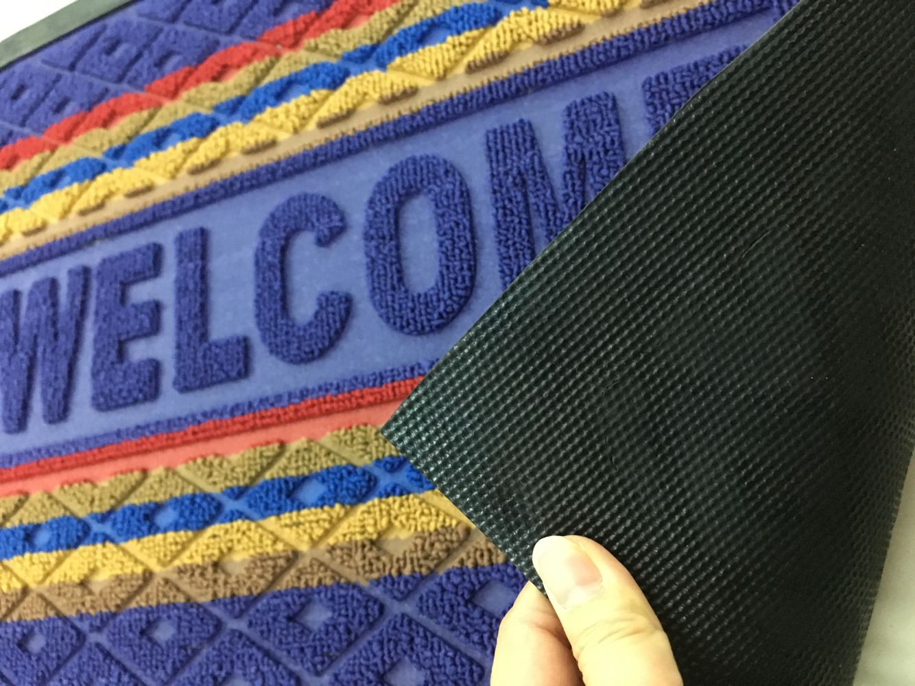 New 40*60cm rubber ring velvet floor mat, foot mat, water-absorbing anti-slip floor mat, anti-slip mat, rubber mat Application Scenario