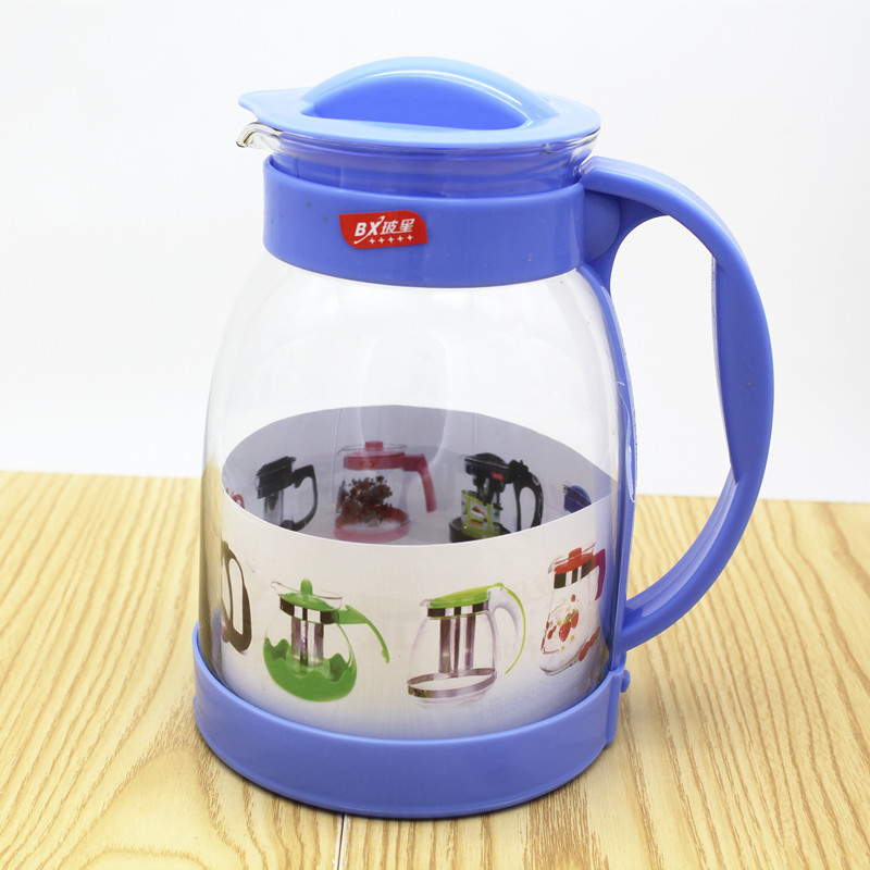 Wholesale large-capacity cold water kettles, household juice and beverage advertising gifts and promotional items, heat-resistant glass cold water kettles Item Picture