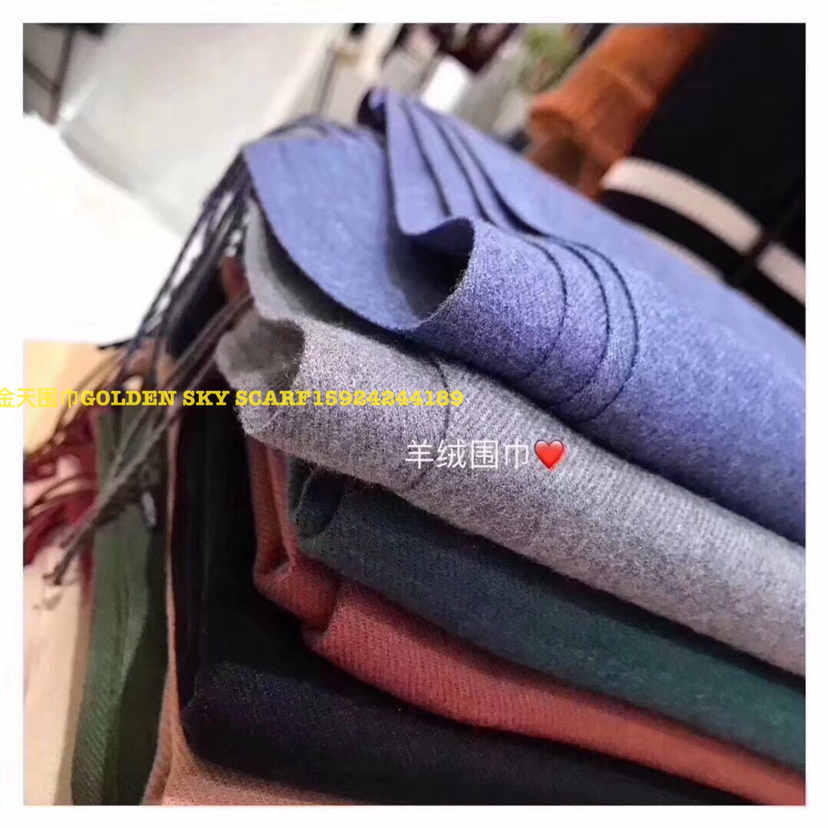 Scarf Autumn Winter Red Cashmere Scarf High Quality Solid Color Imitation Cashmere Scarf Yang Adhesive Scarf Shawl details Picture