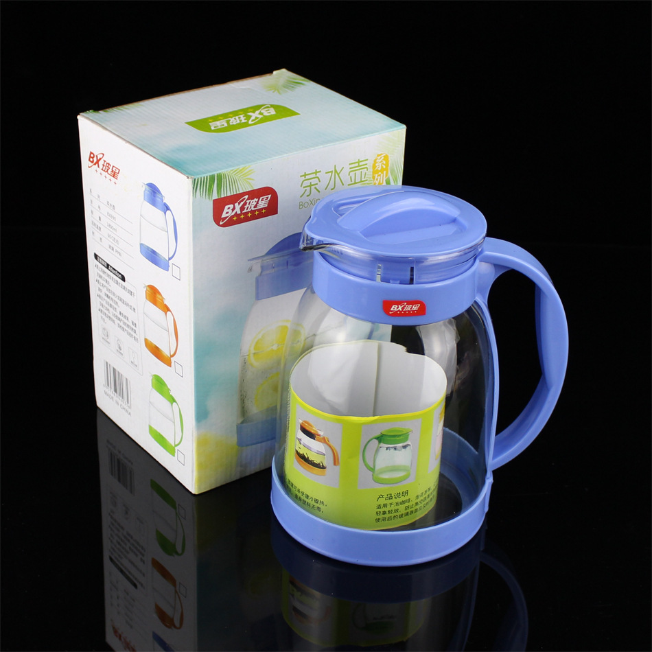 Wholesale large-capacity cold water kettles, household juice and beverage advertising gifts and promotional items, heat-resistant glass cold water kettles details Picture