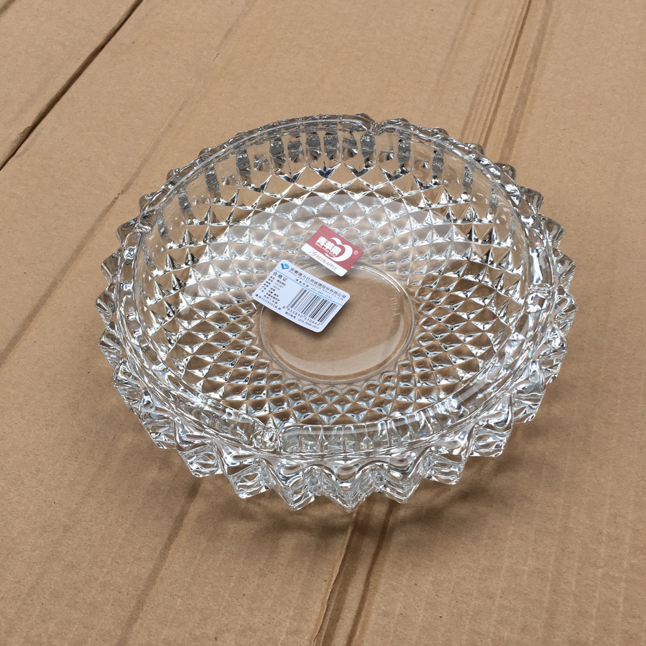 超大鸟巢烟灰缸精品青苹果烟缸YG1007家用酒店ktv用 外贸货源现货产品图