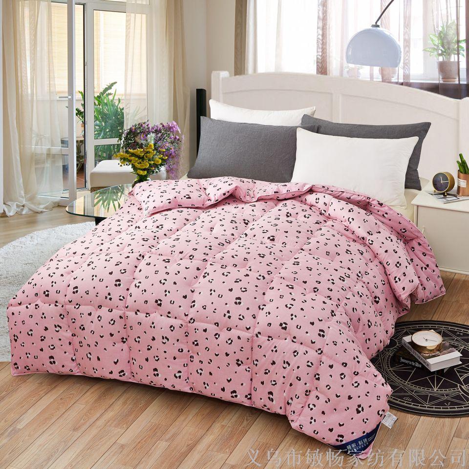 Yiwu Good Goods New Arctic Warm Velvet Fabric Feather Silk Cotton Filling Thick Warm Winter Quilt Series Specification drawing