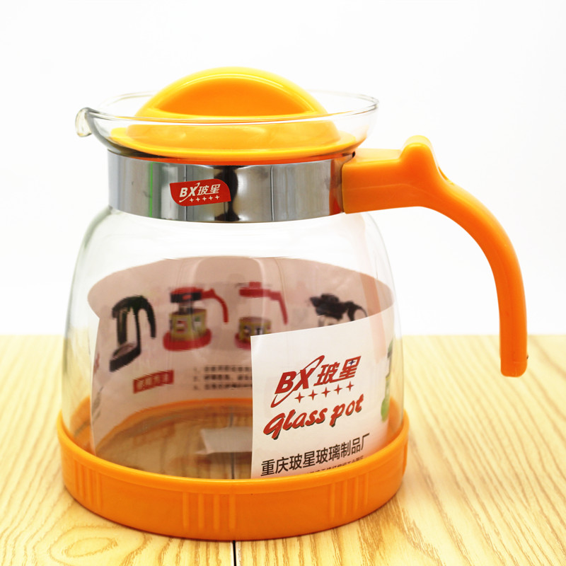 Teapot, cold water bottle, cooling water bottle, glass, colored water bottle, home, office, KTV, transparent water bottle Specification image