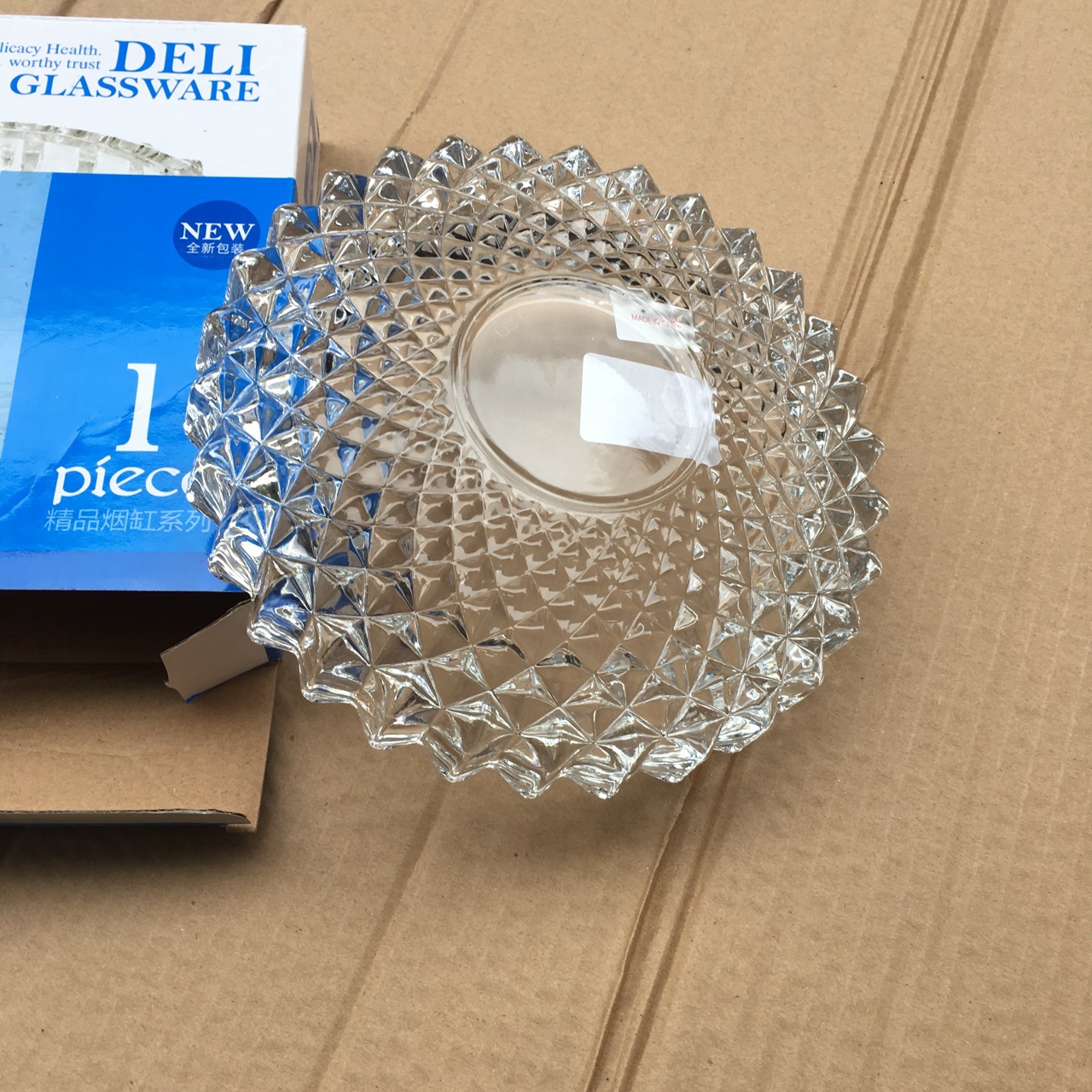 超大鸟巢烟灰缸精品青苹果烟缸YG1007家用酒店ktv用 外贸货源现货细节图