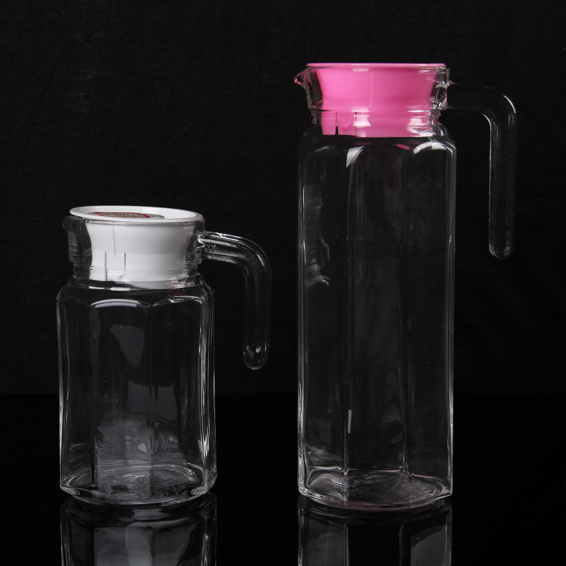 【 popular manufacturers 】 with a cover glass kettle stereoscopic glass pot with star anise juice pot binding pot thumbnail
