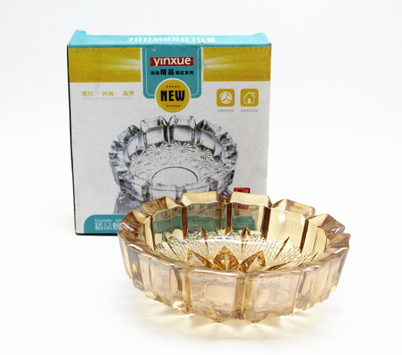 烟缸创意客厅茶几个性大号水晶玻璃烟灰缸潮流复古办公室详情图4