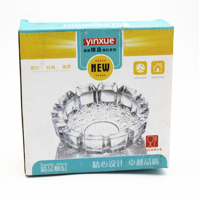 烟缸创意客厅茶几个性大号水晶玻璃烟灰缸潮流复古办公室详情图5
