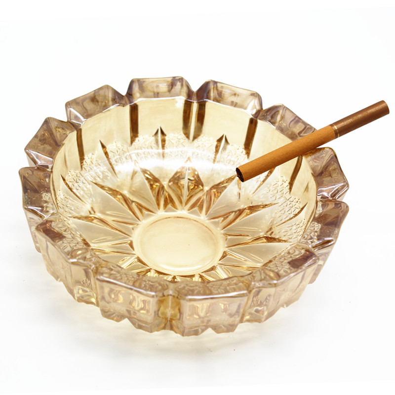 烟缸创意客厅茶几个性大号水晶玻璃烟灰缸潮流复古办公室详情图2