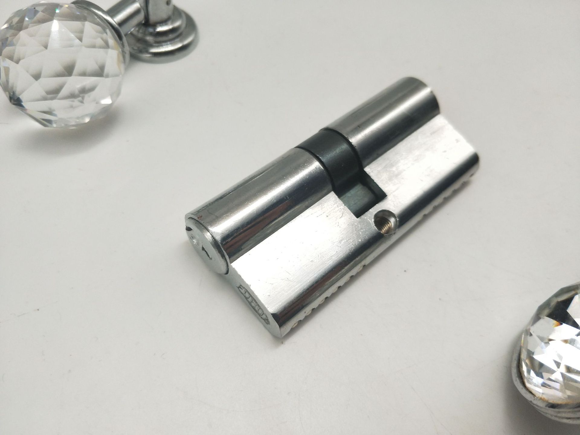 Shuzan 90 Double Opening zinc alloy lock core Special IC card smart lock core factory direct sales lock Specification image