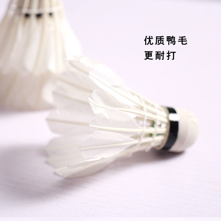 Badminton, cost-effective and durable, flight stable, indoor and outdoor practice, 3-piece set of quill ball training balls Application Scenario