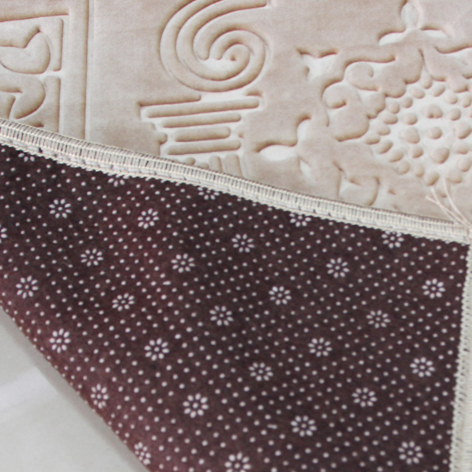 沙特中东朝拜毯义乌拼柜送货上门拉舍尔防滑底详情图5