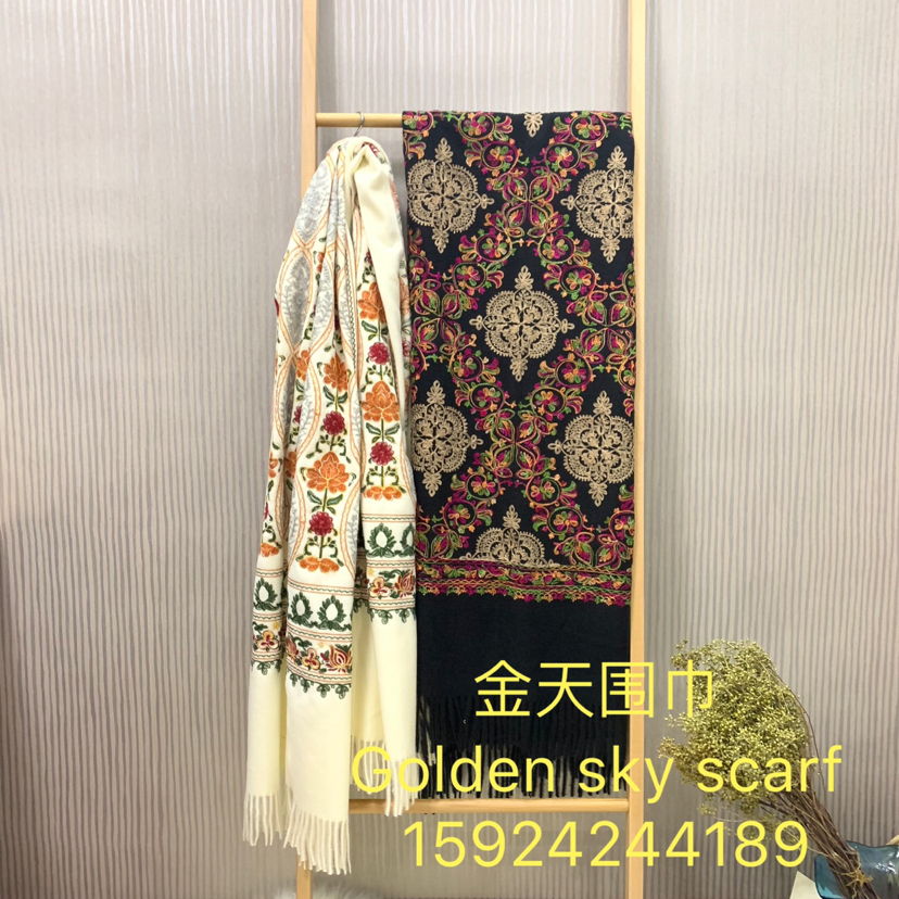 Scarf Nepal Embroidery Scarf Shawl High Quality Shawl This Product 450G The Rest Of The Gram Weight Can Be Deposit Day Application Scenario