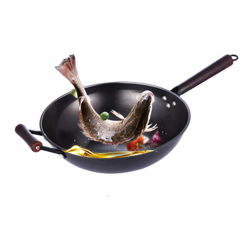 This is a universal wok with a solid base that is truly stainless, physically non-stick, has no coating and does not deform Application Scenario