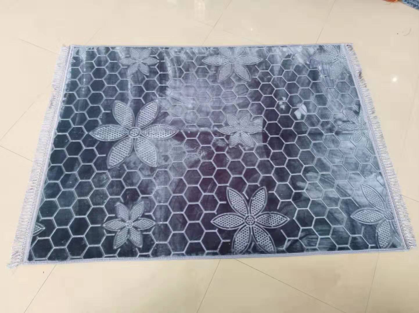 素色压花细节图
