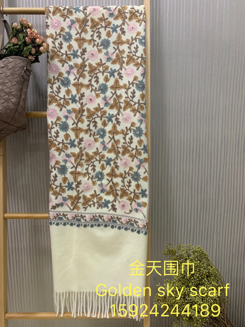 Scarf Nepal Embroidery Scarf Shawl High Quality Shawl This Product 450G The Rest Of The Weight Can Be Ordered Application Scenario