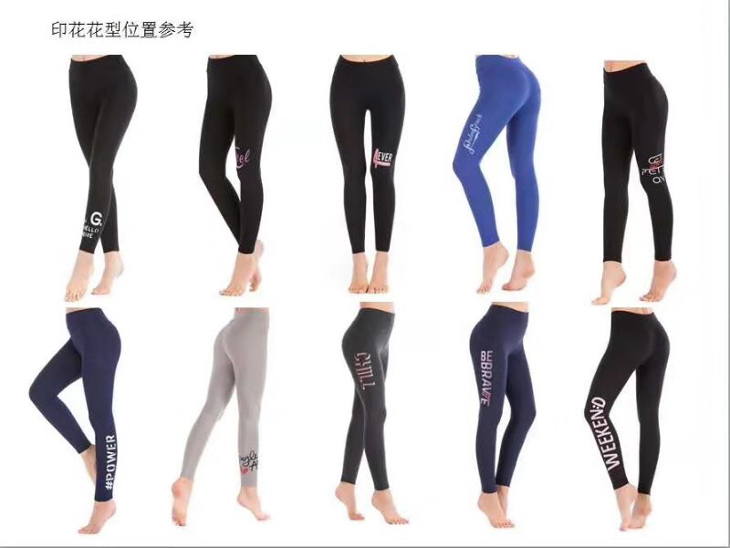 库存 美单瑜伽裤6个色60万条均码单色单码100一箱、产品图