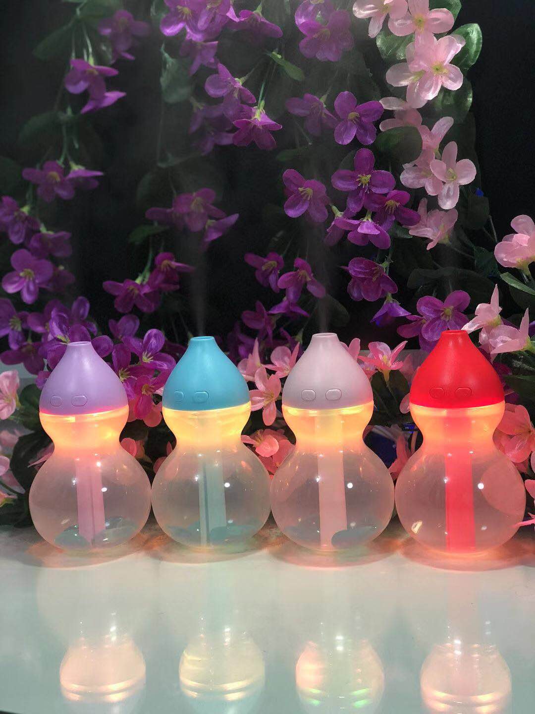 New gourd water replenishment device, car humidifier, USB spray, LED seven-color aroma diffuser