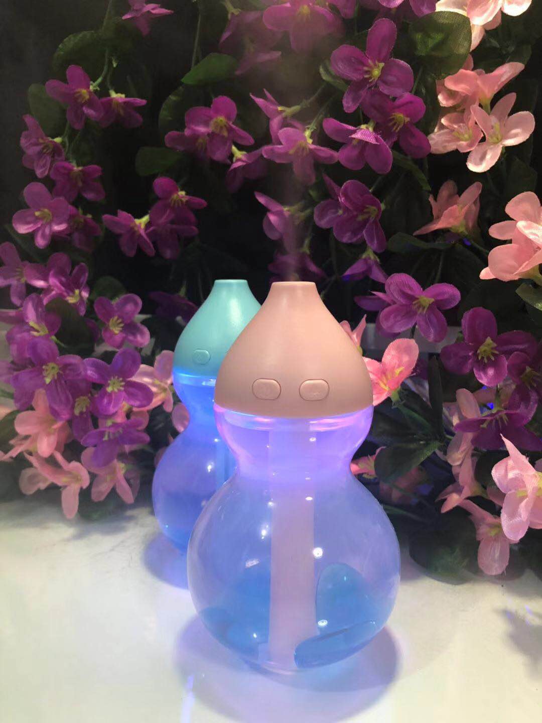New gourd water replenishment device, car humidifier, USB spray, LED seven-color aroma diffuser Specification image