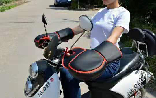 电动车手套冬季摩托车男防风防寒保暖棉把套女加厚护手车把套防水