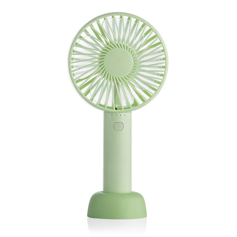 New outdoor mini fan USB charging Dormitory office desktop handheld fan night light lighting Specification drawing