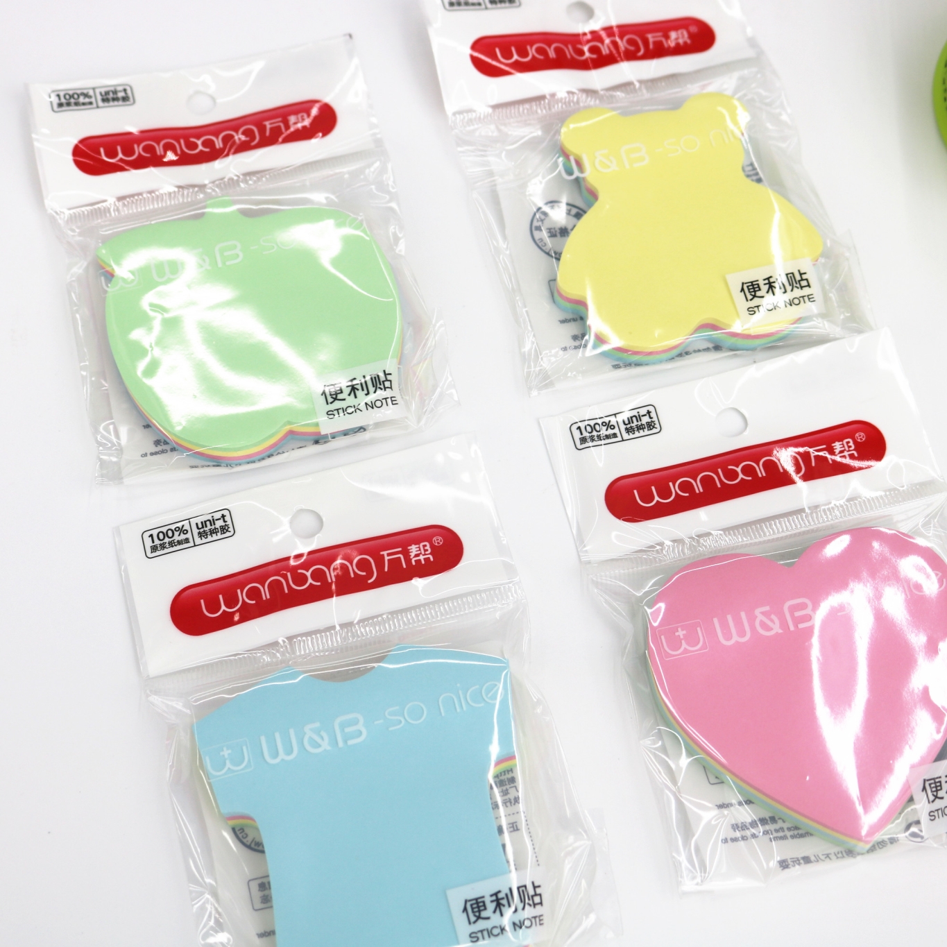 wb-1821创意动物系列可爱便利贴迷你小便签本