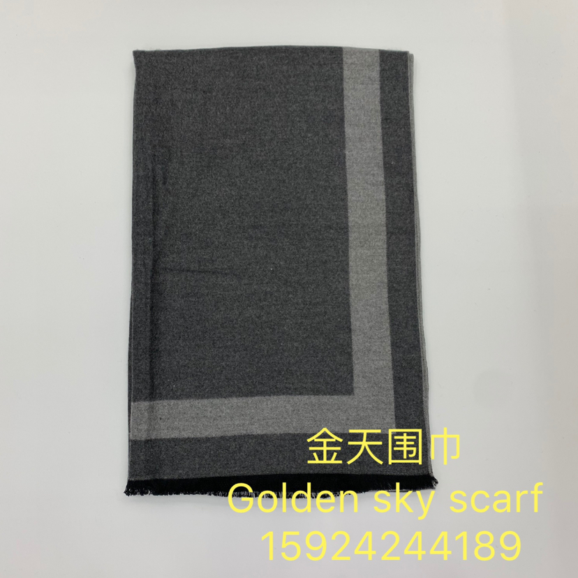 Scarf Frame Double Sided Cashmere Scarf Super Soft Shawl Gold Day details Picture