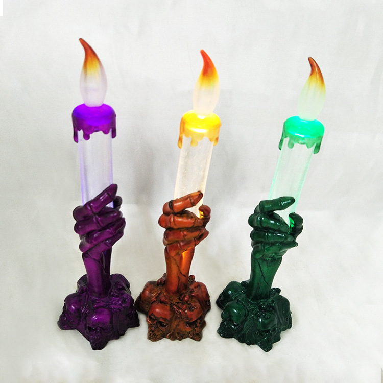 Halloween candles glow Christmas gifts glass crafts valentine decorations