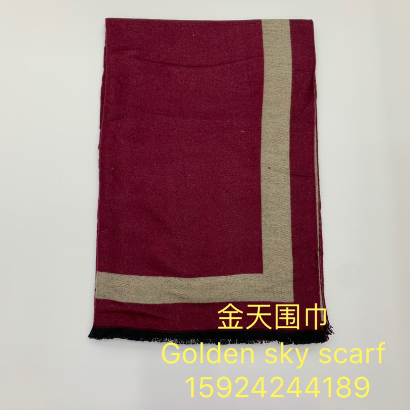 Scarf Frame Double Sided Cashmere Scarf Super Soft Shawl Gold Day Specification drawing