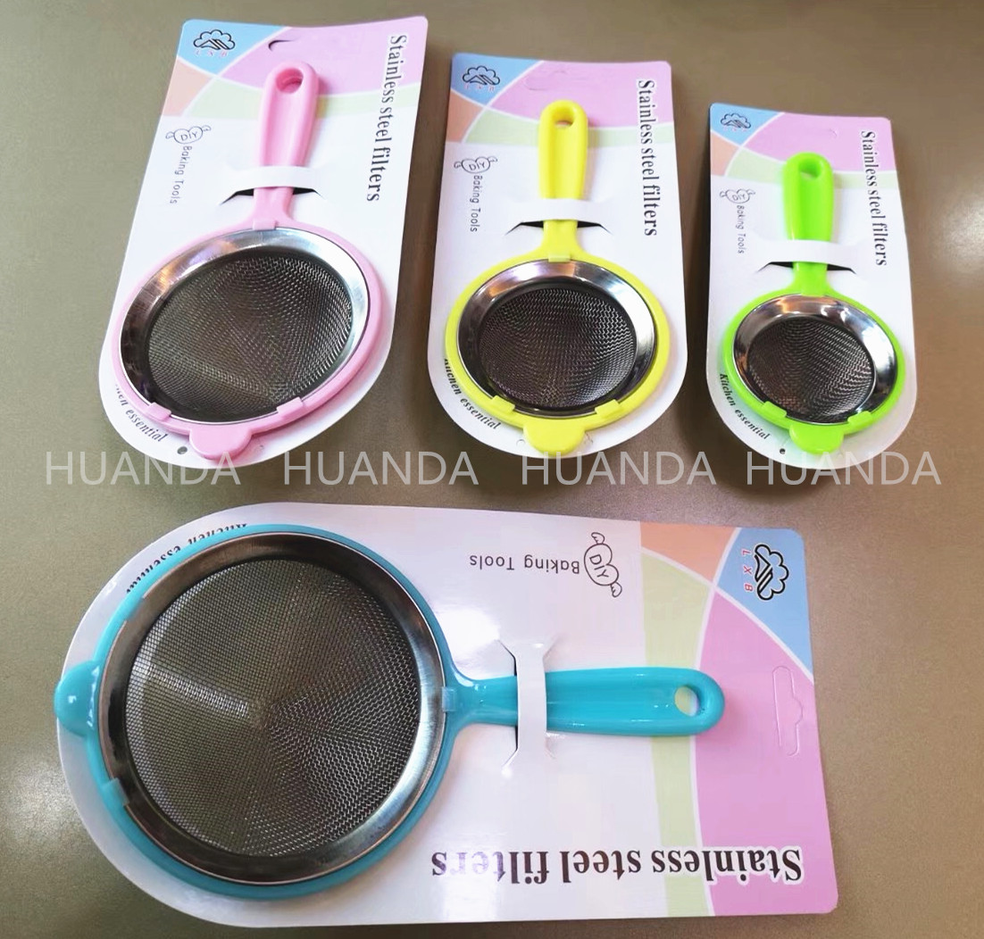 【HUANG DA】彩色塑边不锈钢网漏